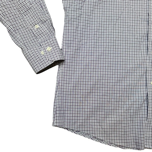 Ralph Lauren Button Down Shirt Mens Slim Fit Non Iron Collared Purple 16 34/35 - Picture 2 of 11